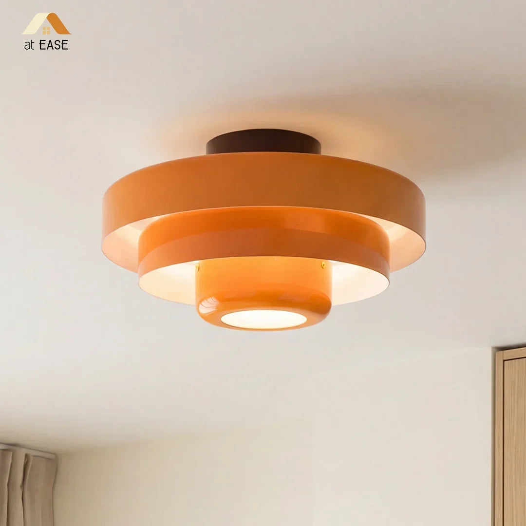 Vanesly Bauhaus Three-Tier Round Macaron Ceiling Light