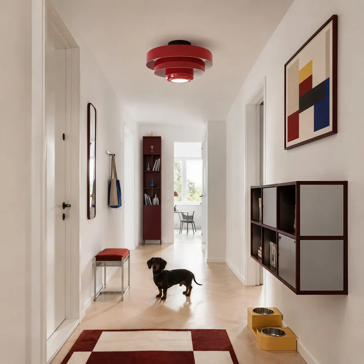Vanesly Bauhaus Three-Tier Round Macaron Ceiling Light