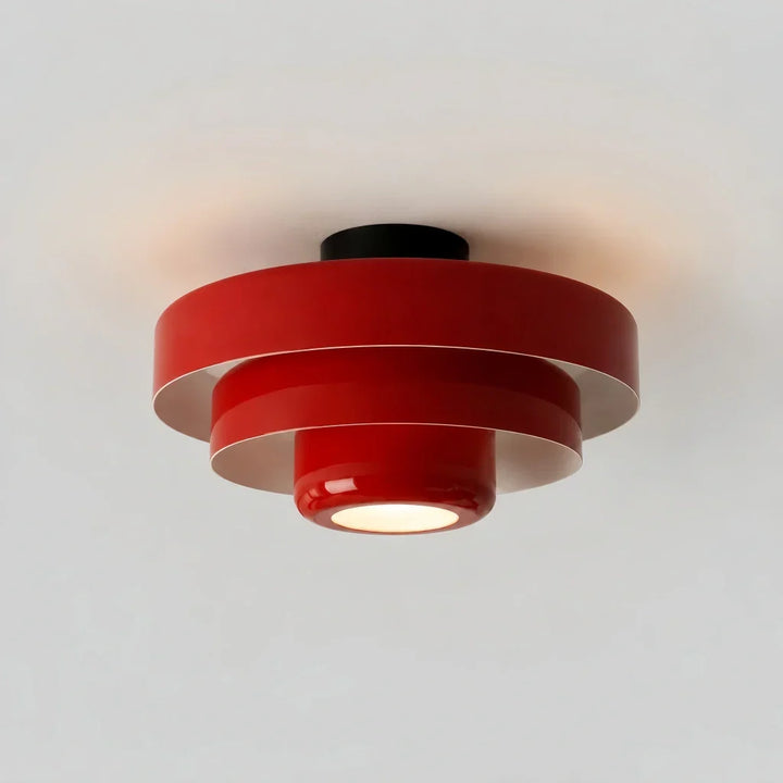 Vanesly Bauhaus Three-Tier Round Macaron Ceiling Light
