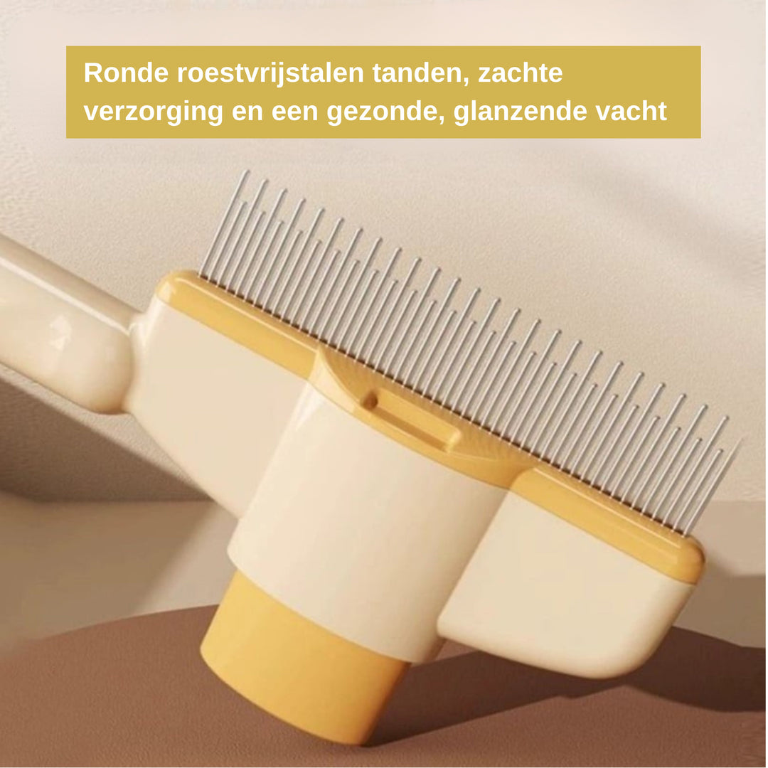 Self-Cleaning Grooming Comb for Dogs and Cats