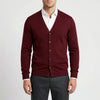 Knitted Cardigan with Pre-Shaped V-Neck - Gino