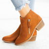 Chic Women's Ankle Boots with Zipper