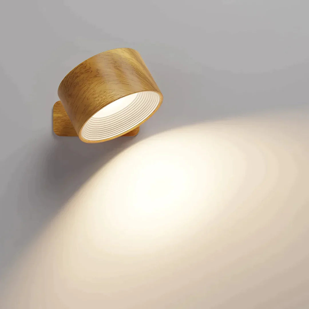 Cordless LED Wall Light with 360° Rotation, Touch Dimming, 3 Light Colours and USB-C Battery