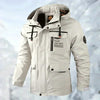 Water-Resistant Men's Jacket with Detachable Hood - Isaac