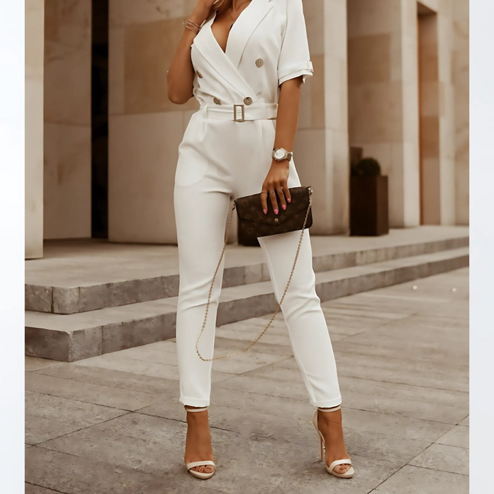 Elegant Jumpsuit with Belt