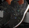 Women's Glitter Trainers with Sporty Comfort - Leona