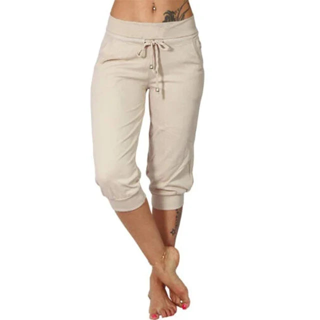 Casual Capri Trousers - Luna