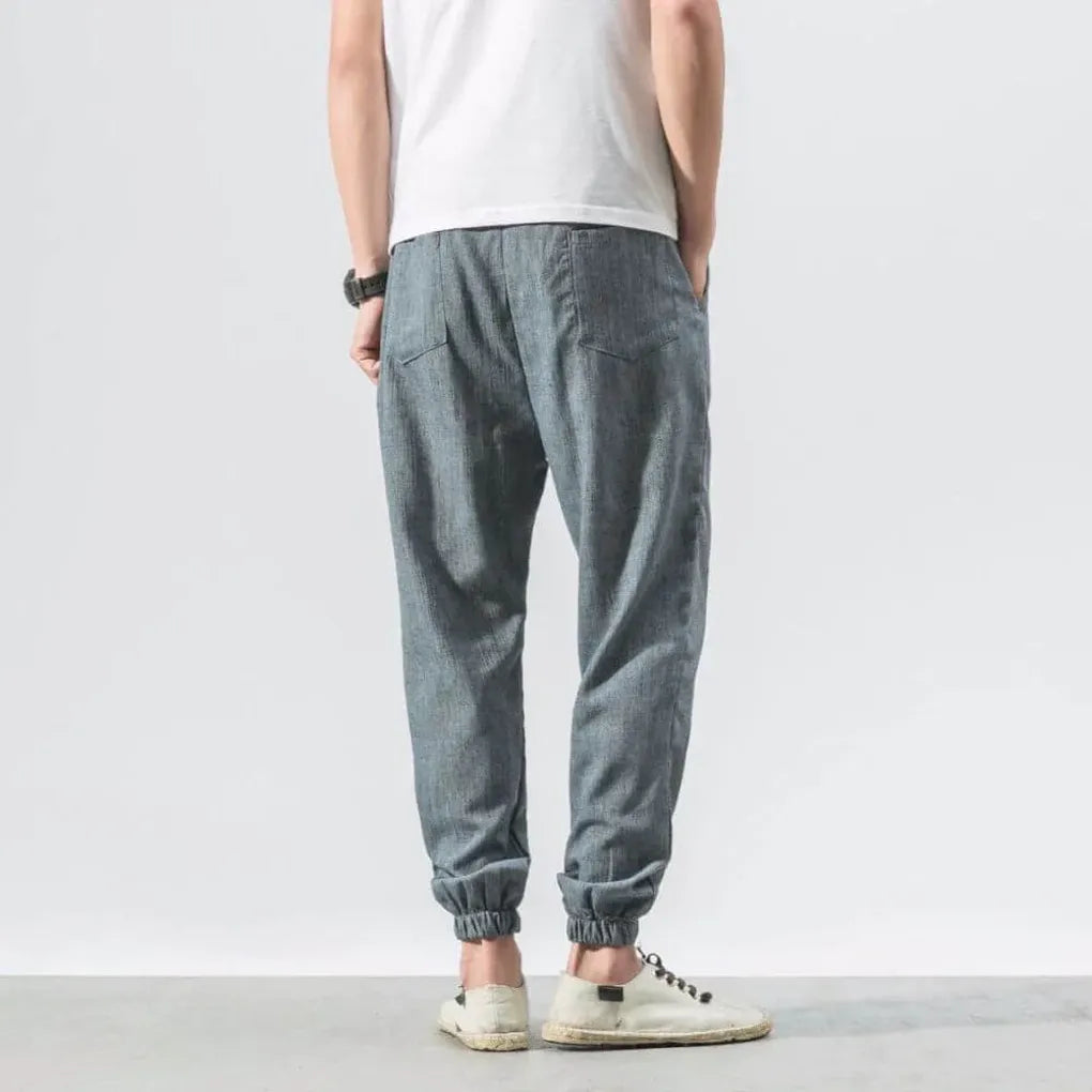 Men’s Cotton-Linen Comfort Pants – Lightweight Everyday Wear