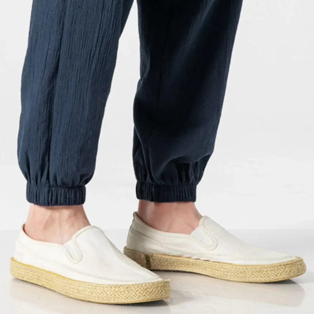 Men’s Cotton-Linen Comfort Pants – Lightweight Everyday Wear