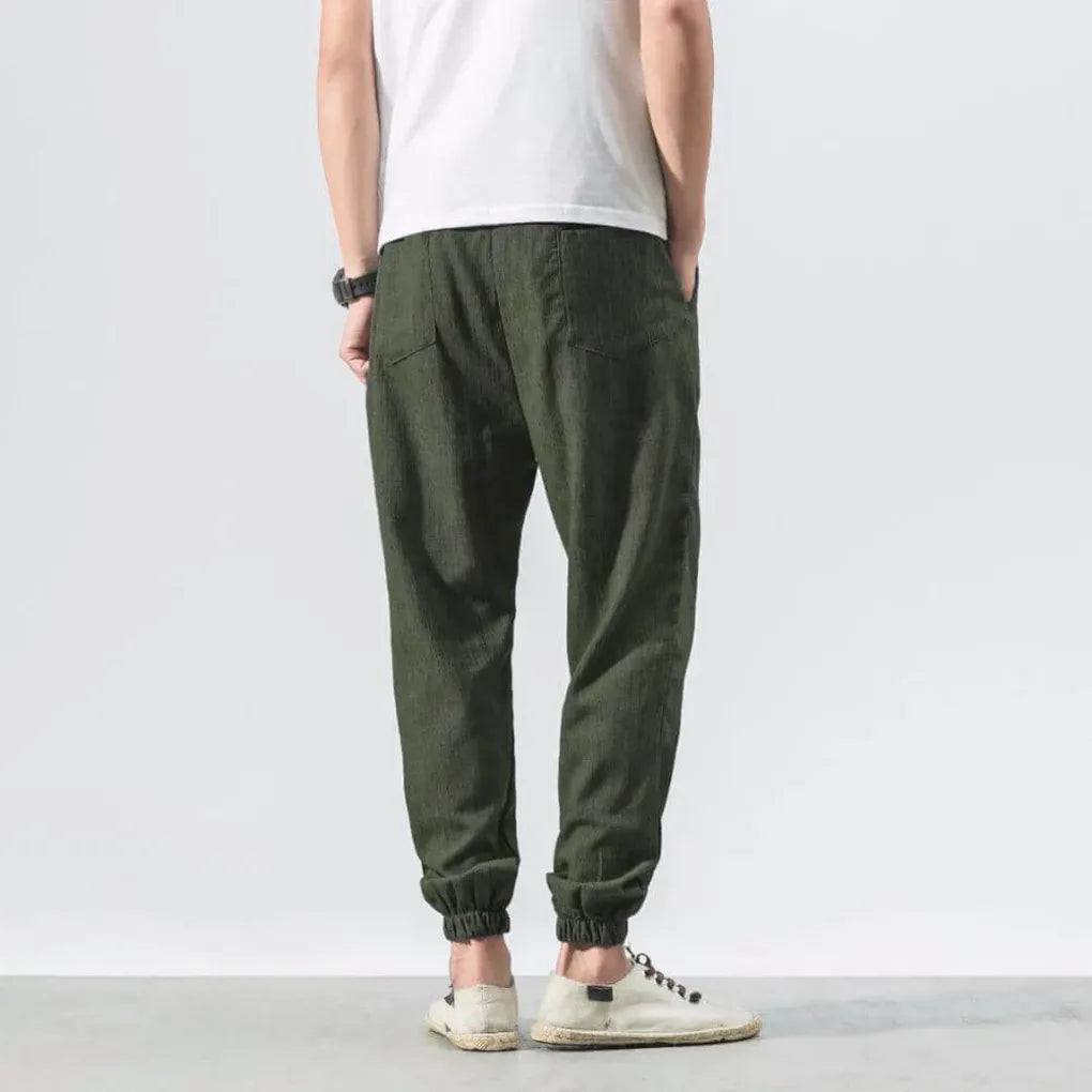 Men’s Cotton-Linen Comfort Pants – Lightweight Everyday Wear
