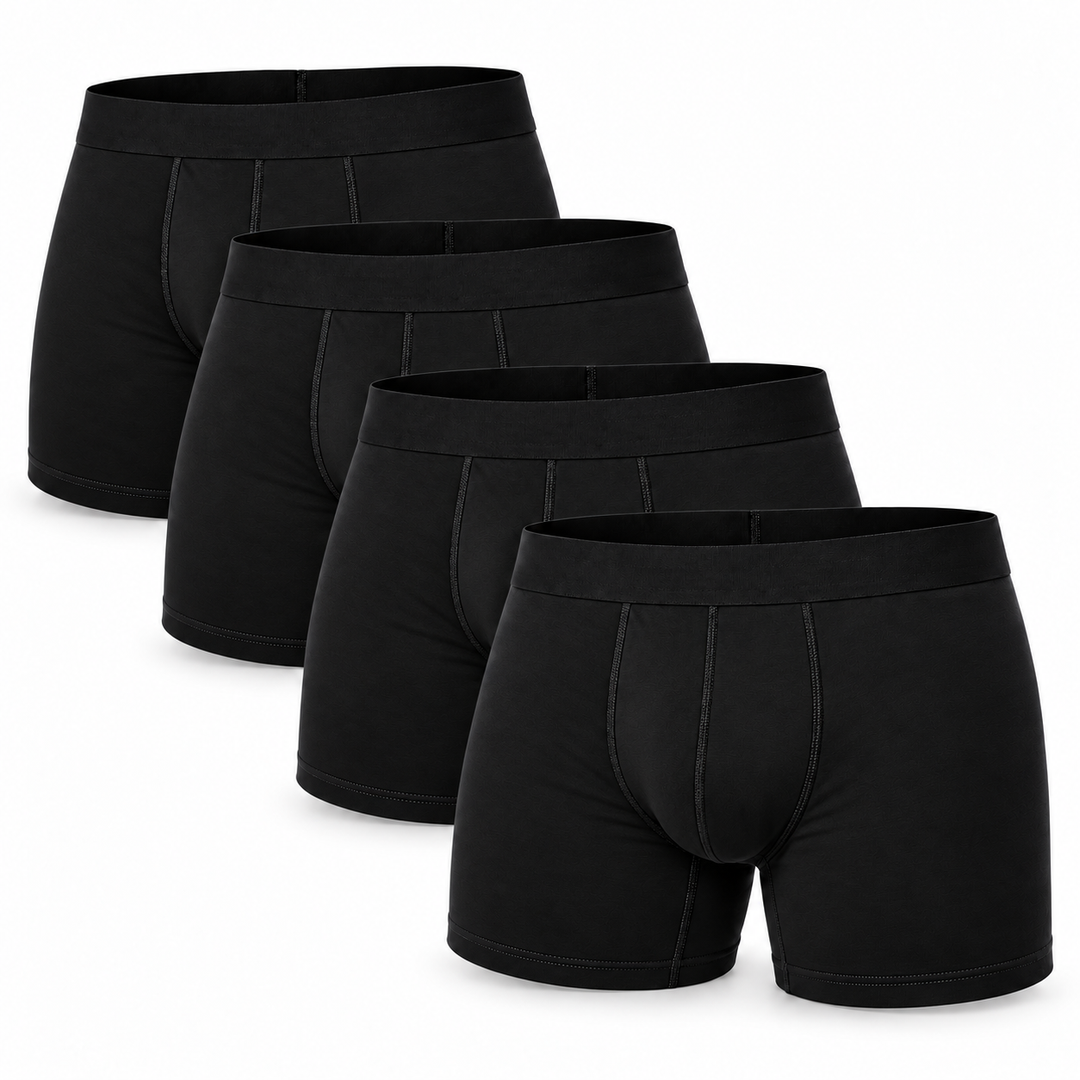 Soft Modal Boxer Briefs, Longer Leg, Non-Riding-Up Underwear