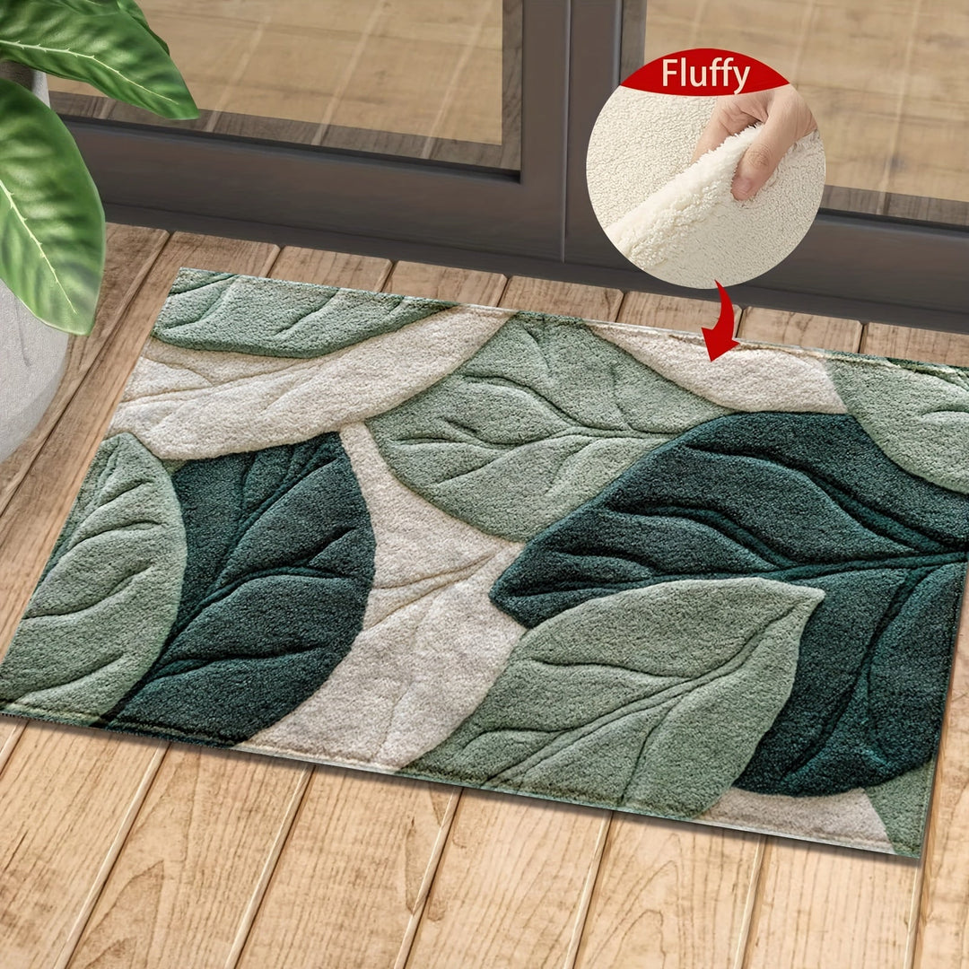 Leaf Bath Mat – Absorbent, Soft and Comfortable for the Bathroom