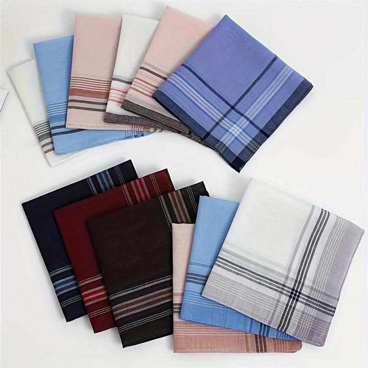 Set of Elegant Cotton Handkerchiefs – Lightweight and Comfortable