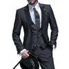 Elegant, Tailored Three-Piece Men's Suit for Special Occasions