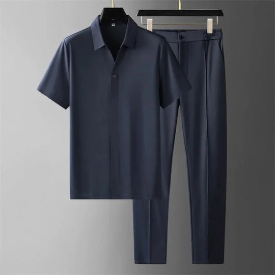 Luxury Two-Piece Set for Men Effortless Elegance for Transitional Seasons