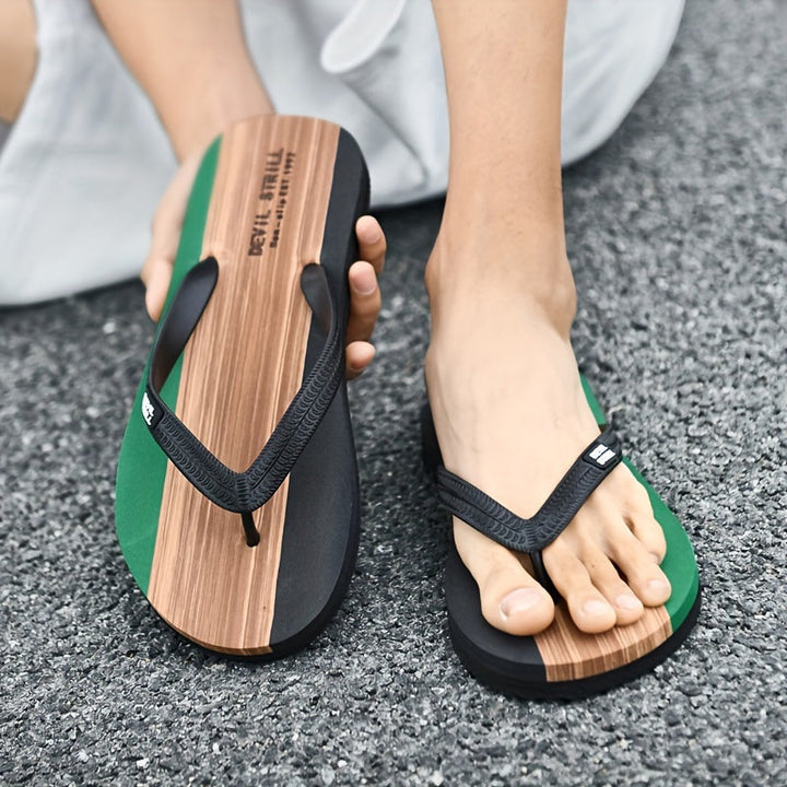 Men's Slippers | Non-Slip & Odourless | EVA Upper with Rubber Sole