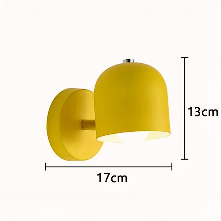 NordicGlow Scandinavian Wall Lamp – Colourful Accent with Atmospheric Light