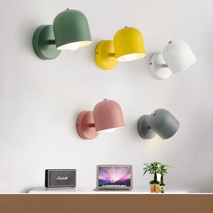 NordicGlow Scandinavian Wall Lamp – Colourful Accent with Atmospheric Light