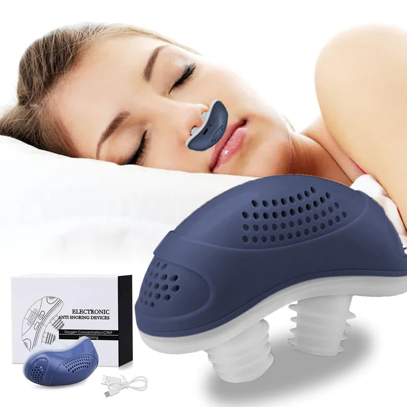 BreatheEase Micro CPAP Sleep Apnoea Device – Compact Anti-Snoring Device for Better Sleep