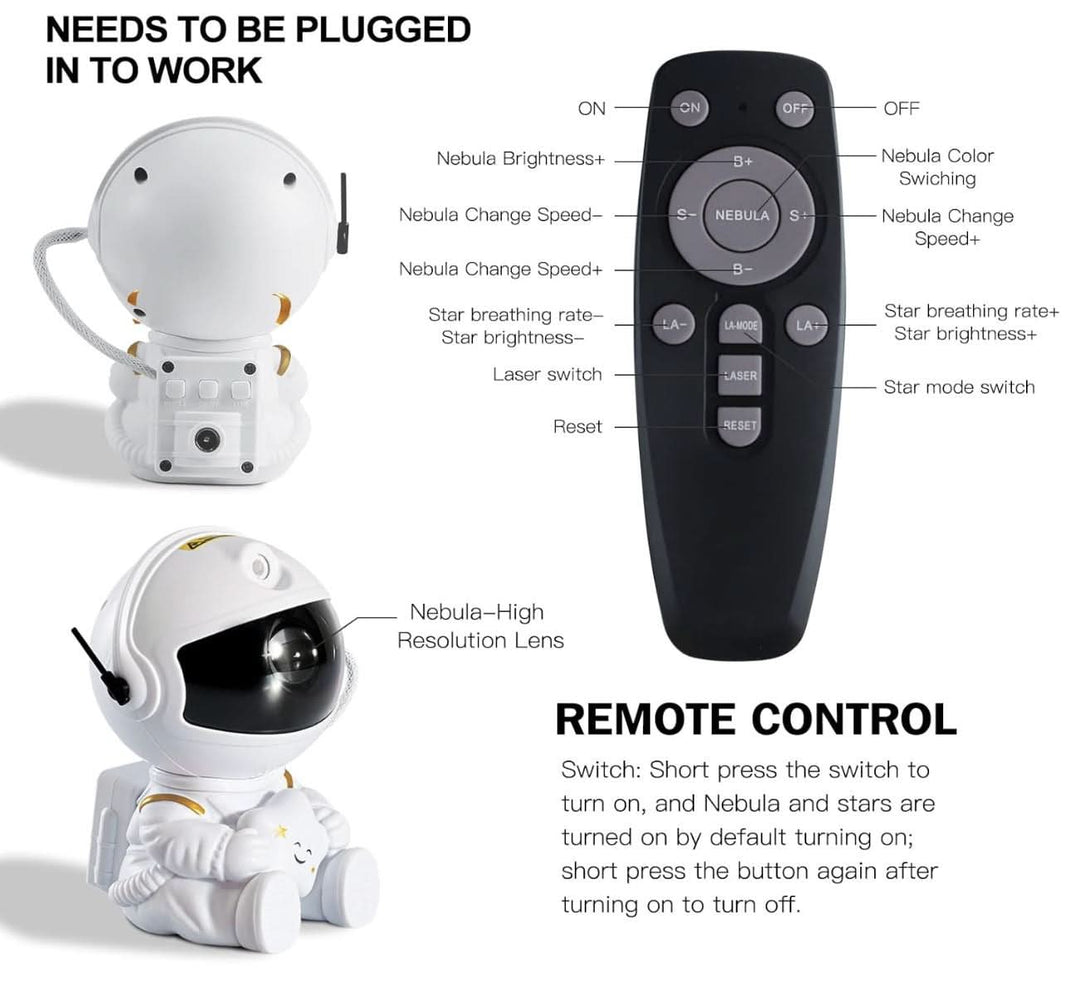 Astronaut Galaxy Projector