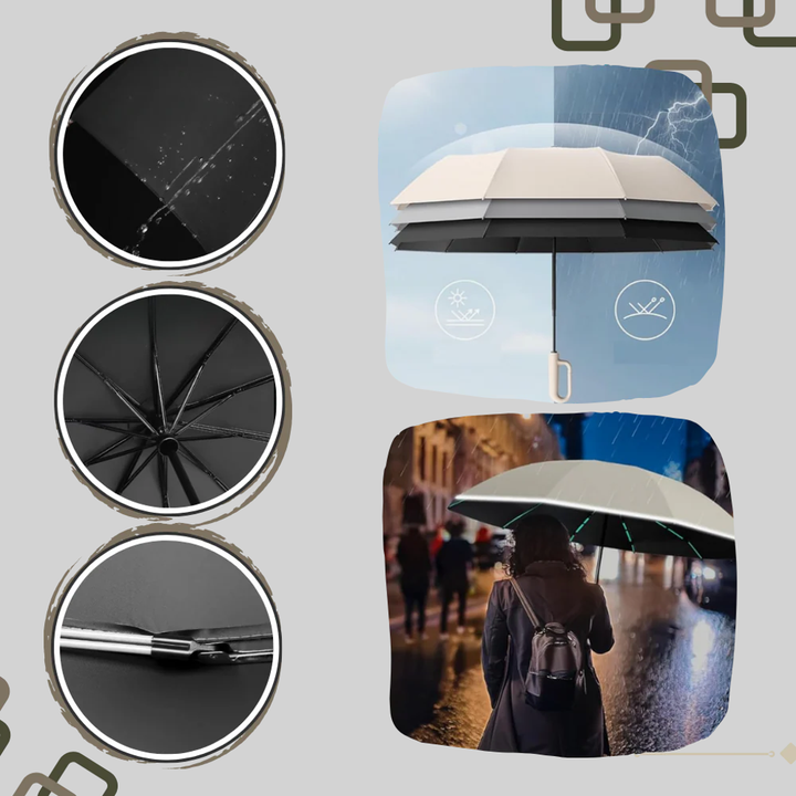 Auto-Lock Umbrella – Reliable Design with Weather-Ready Features