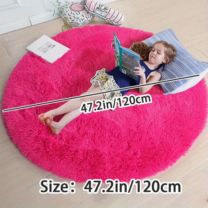 Round Fluffy Rug - Clouda