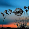 EnchantaLuxe Garden Stake | Handmade Magical Metal Garden Decoration for Enchanting Outdoor Spaces