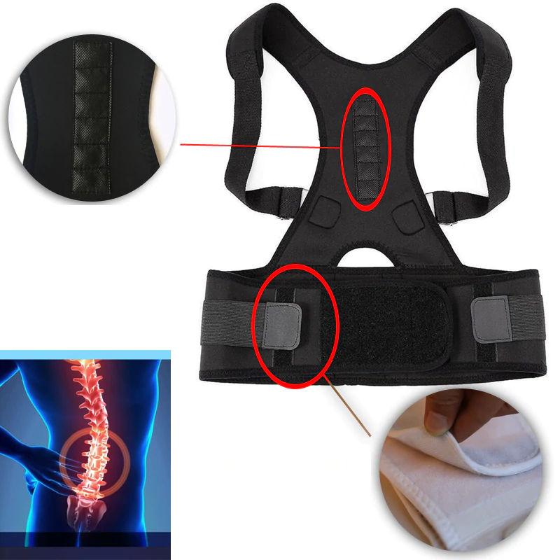 Lumbar Support - Posture Correction and Magnetic Therapy for a Healthy Back