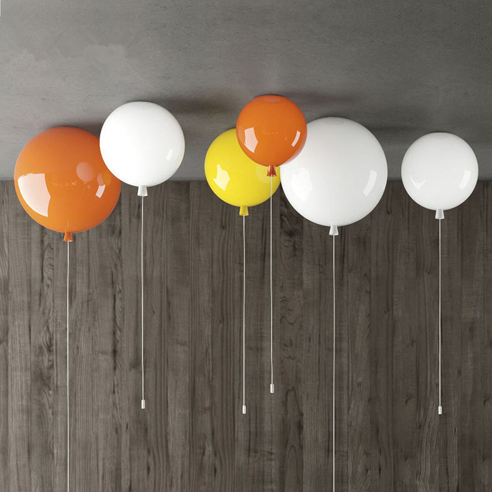 AuraLite - Compact, Modern LED Balloon Ceiling Lamp