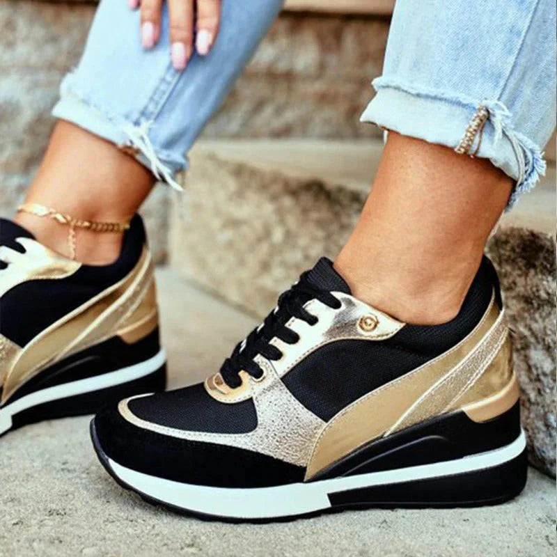 Lightweight Knit Sneakers with Arch Support and Memory Foam