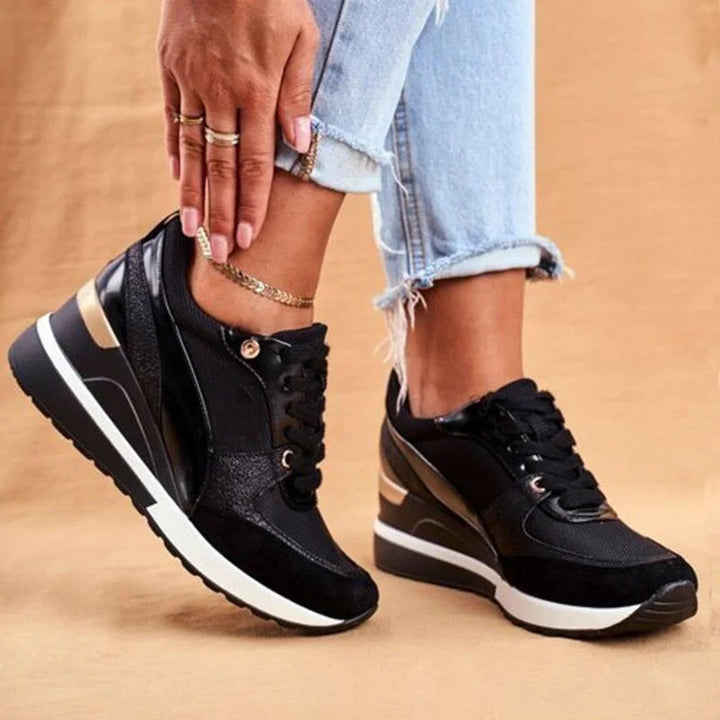 Lightweight Knit Sneakers with Arch Support and Memory Foam