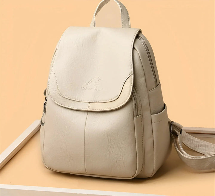 Isabella Vintage Leather Backpack for Women