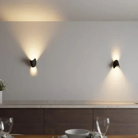 Adjustable Up-Down LED Wall Light – Warm Ambient Light, Modern Design