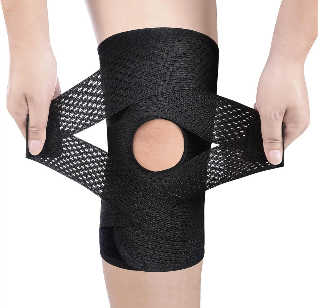 Knee Support with Adjustable Compression System