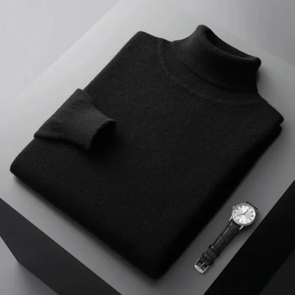 Men’s Turtleneck Sweater – Elegant Layer with Refined Look