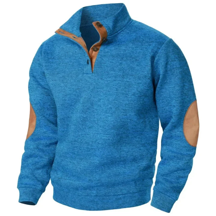 Men's V-Neck Sweatshirt for Outdoor & Casual Style