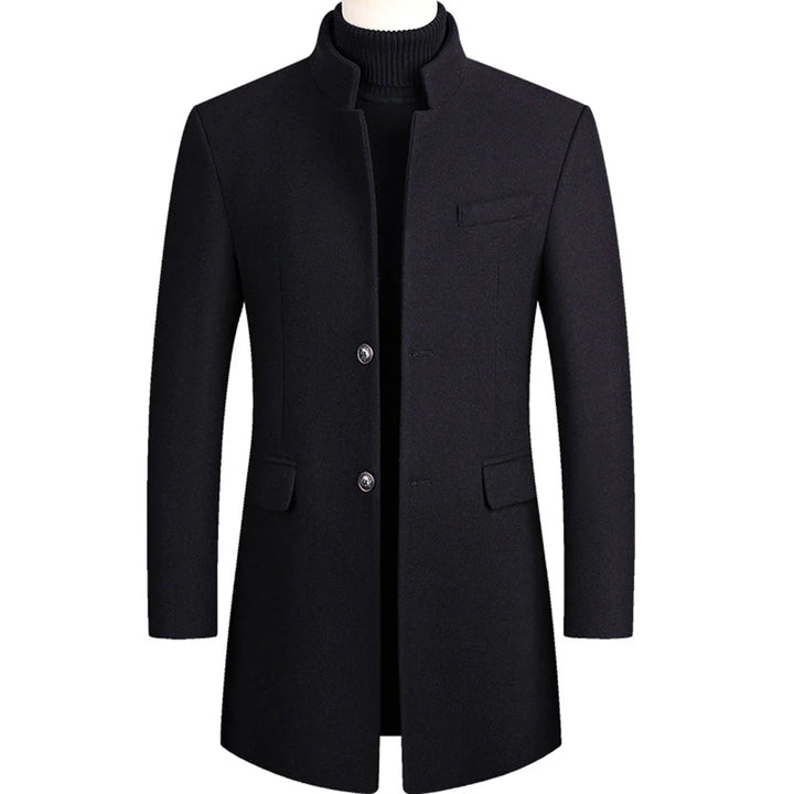 Alexander – Long Formal Men’s Coat with Timeless Elegance