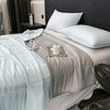 Breathable Cooling Comforter for Summer with Reversible Quilted Design and Lightweight Fabric