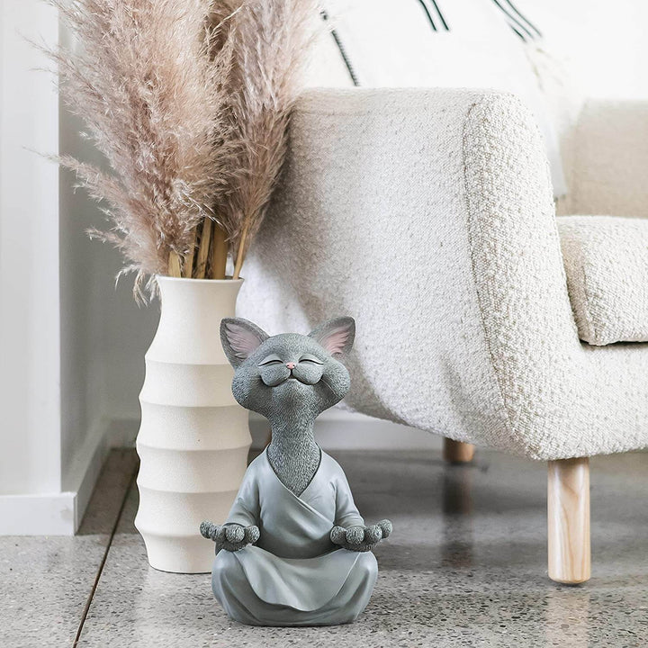 Buddha Cat Figurine