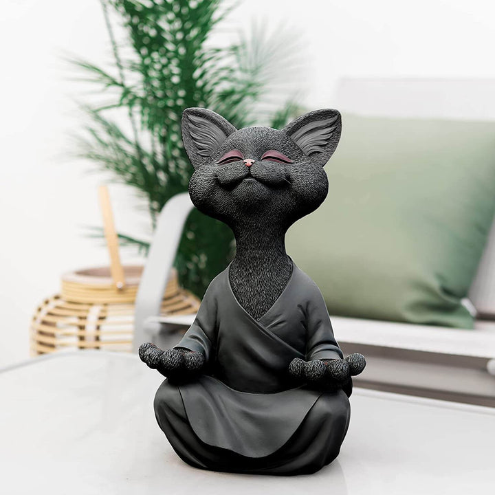 Buddha Cat Figurine