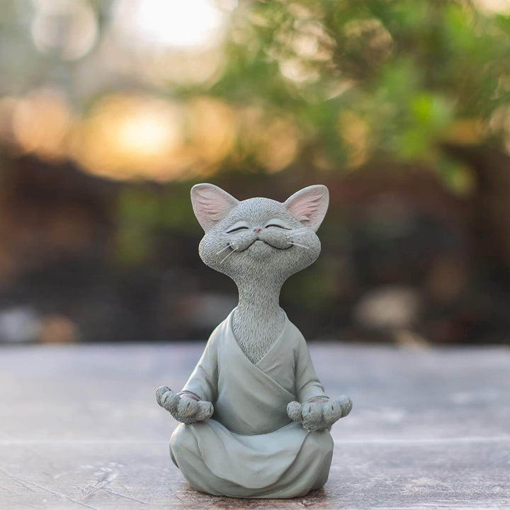 Buddha Cat Figurine