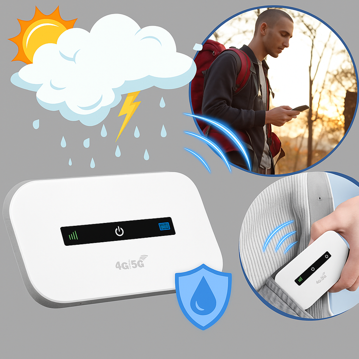 Portable Wi-Fi Router – On-the-Go Internet Access