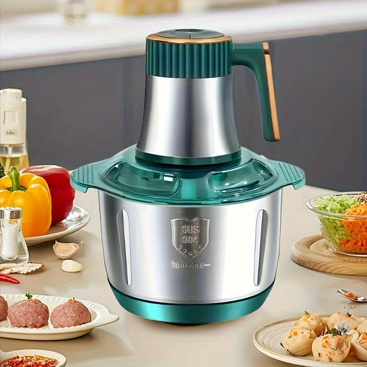 Stainless Steel Meat Mincer and Vegetable Slicer – Multifunctional Kitchen Machine