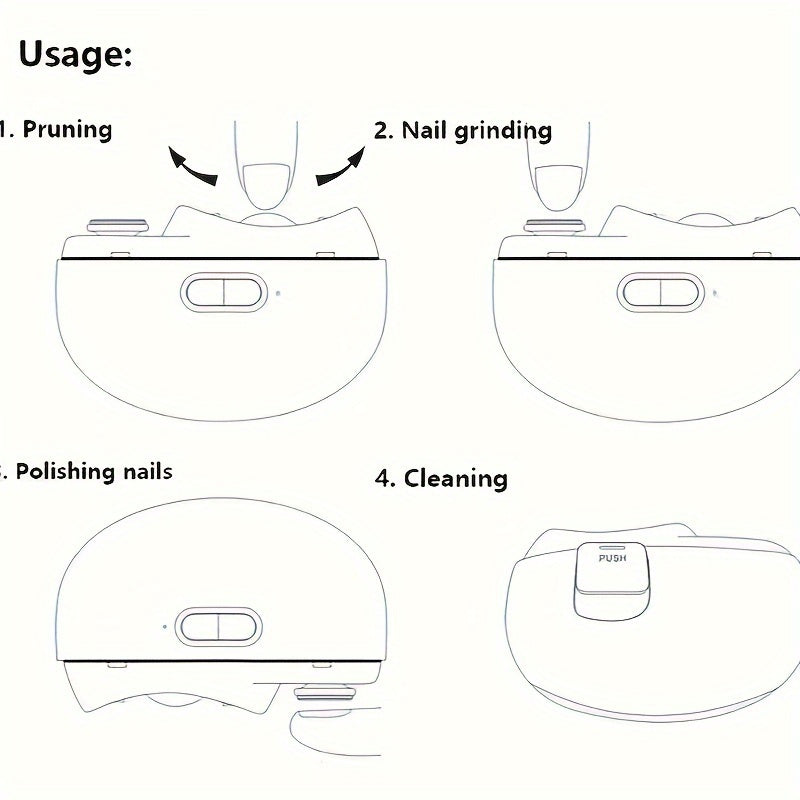 Smart Electric Nail Trimmer – Safe and Convenient