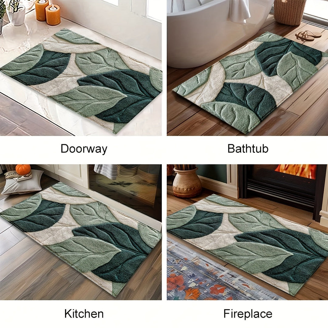 Leaf Bath Mat – Absorbent, Soft and Comfortable for the Bathroom
