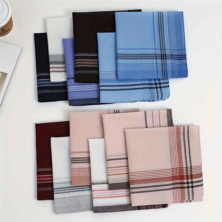 Set of Elegant Cotton Handkerchiefs – Lightweight and Comfortable
