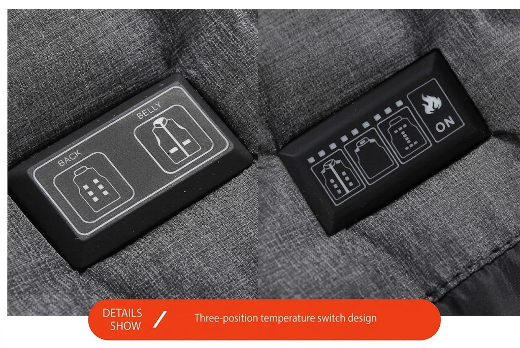 Heated Vest with 13 Heating Zones for Cold Days