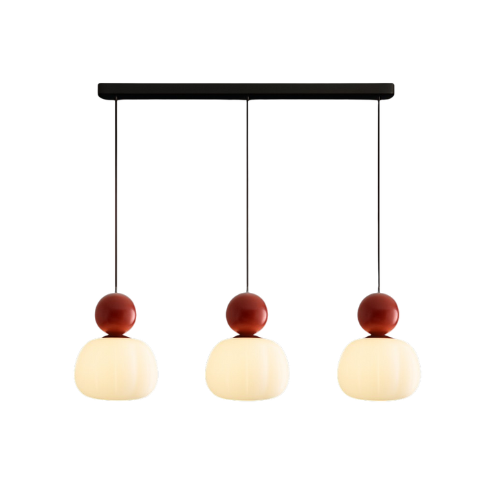 Ceiling Light Modern Pendant Hanging with Translucent Shade and Spherical Accent Diffused Lighting