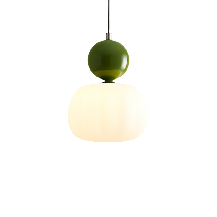 Ceiling Light Modern Pendant Hanging with Translucent Shade and Spherical Accent Diffused Lighting