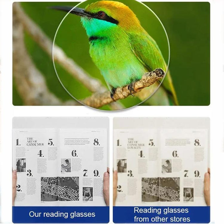 Reading Glasses with Magnetic Neck Hanger and Blue Light Filter with Anti-Loss Design